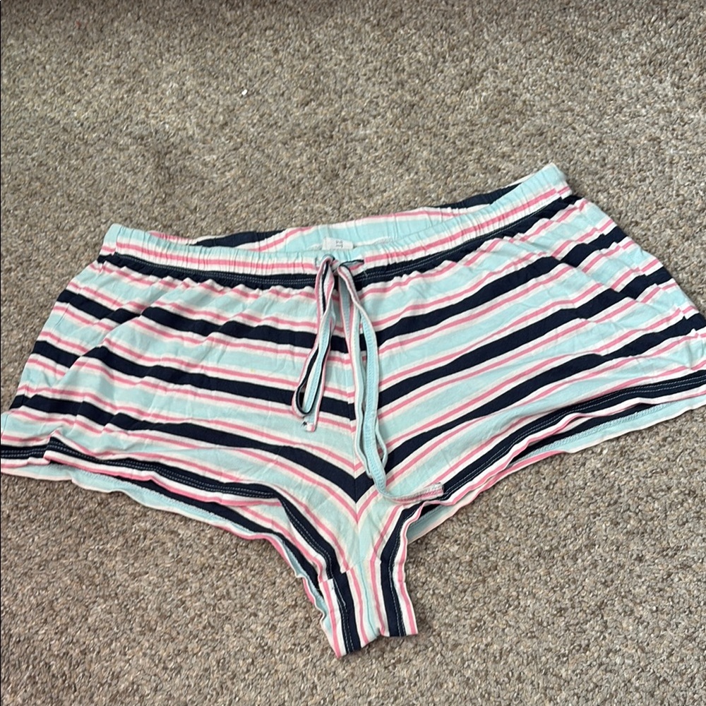 Striped Women's Sleep Shorts